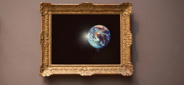 obraz przedstawiający planetę ziemię